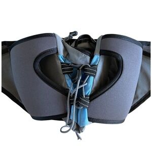 REI Co-Op Blue Adjustable Strap Zip Pockets Double Shot Hydration Waist Pack